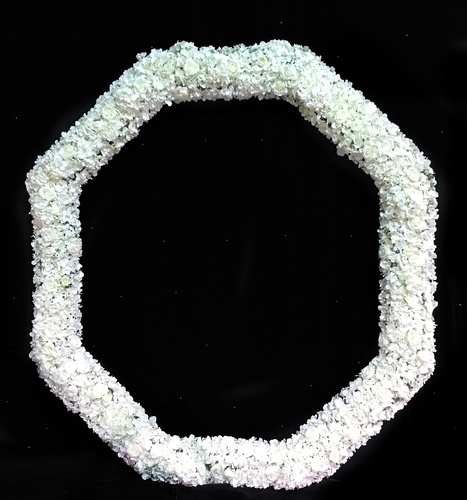 Hexagonal Floral Ring Prop - Decor Rental Mississauga by OMG DECOR