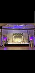Wedding Stage with Floral Backdrop - Wedding Decoration Services Ottawa by OMG DECOR 