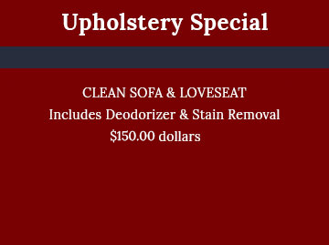Upholstery Special - Cleaning Services Atlanta by Preferred Carpet Cleaning and Floor Care
