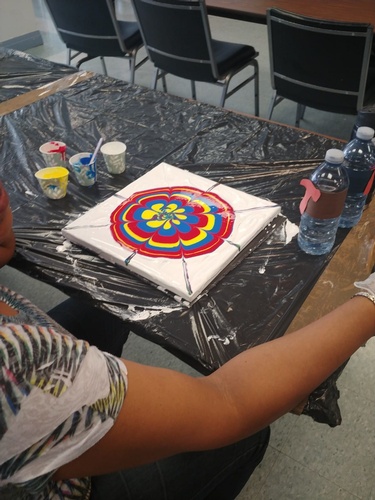 Pouring Art -  Art Therapy Program Richmond Hill by Perfect Selections Home Healthcare