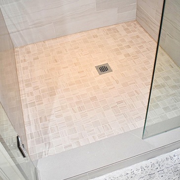 Shower Tile Flooring Installers Burlington - Bert Vis Flooring Inc.