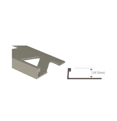 J-Trim metal moulding 3/8“ x 8’ silver