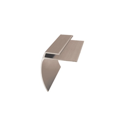 Metal LVP/LVT Stair nosing for 3mm ⅜” x 1-⅞” x 12’ pewter