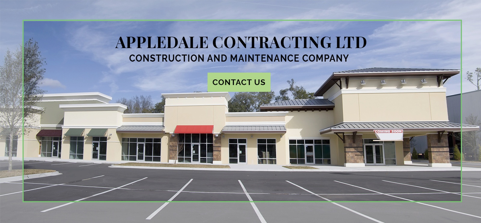 Appledale Contracting Ltd - Construction and Maintenance Company
