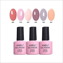 AIMEILI Soak Off UV LED Gel Nail Polish Colour Set at Online Beauty Retail Store Canada - Sopro Market