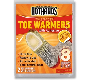 HOTHANDS TOE WARMERS INDIVIDUALLY WRAPPED PACKS(FRESH STOCK MANUFACTURED 2015)-12 PAIRS