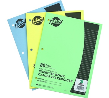 HILROY STITCHED EXERCISE BOOK