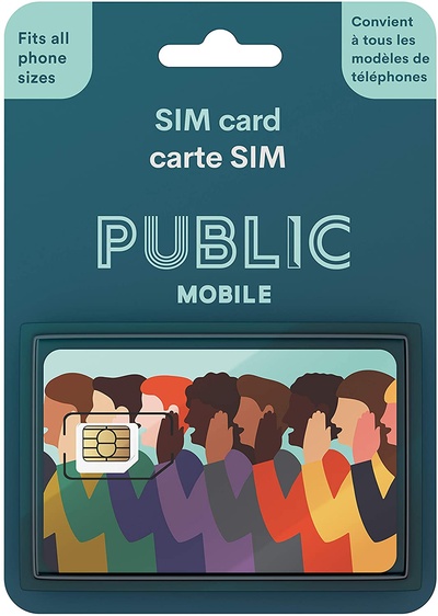 Public Mobile SIM Card for Unlocked Phones (GSM) on Canada’s Largest Mobile Network