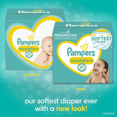 Pampers Swaddlers Disposable Newborn Diapers (Size 0), 144 Count, Huge Pack
