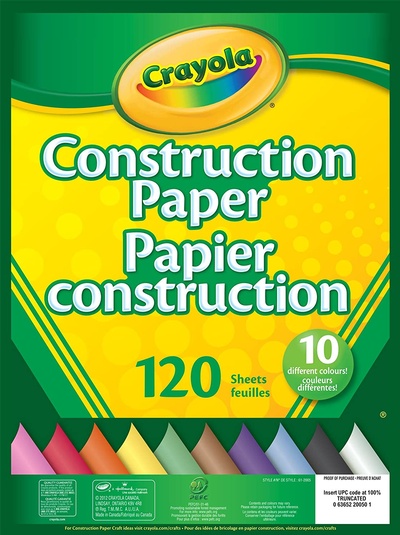Crayola 120 Pages Construction Paper Pad