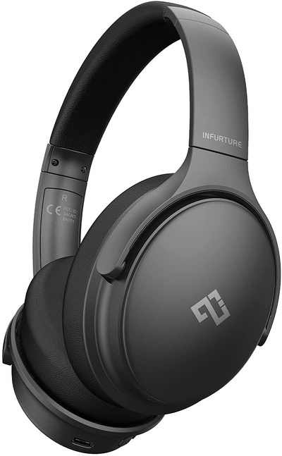 INFURTURE H1 Active Noise Cancelling Headphones with Microphone