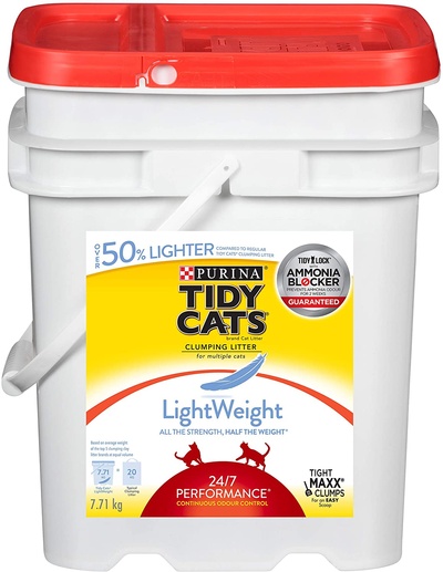 Tidy Cats 24/7 Performance Lightweight Cat Litter for Multiple Cats - 7.71 kg
