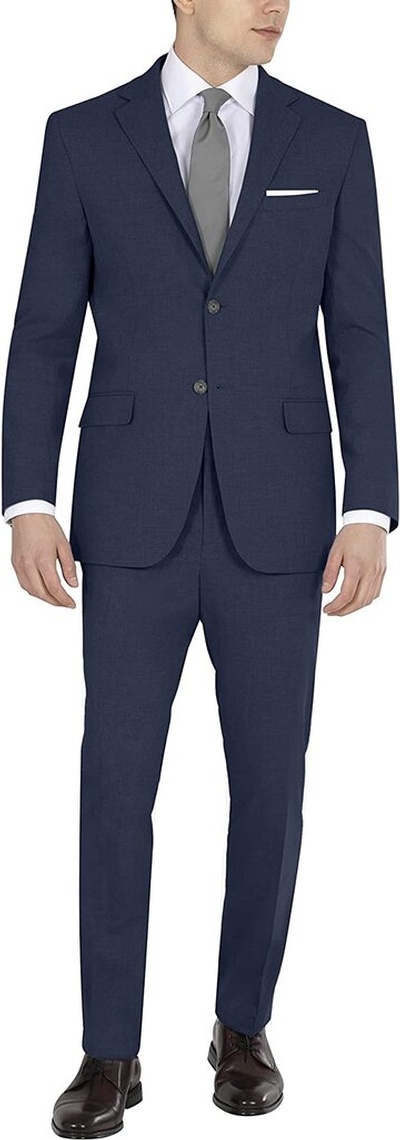 DKNY Mens Modern Fit High Performance Suit Separates