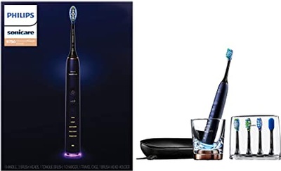 Philips Sonicare DiamondClean Smart 9750 Rechargeable Electric Toothbrush (Lunar Blue)