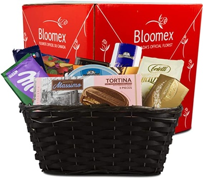 Bloomex Valentines Day Gift For Him And Her, Birthday Gifts For Women & Men, Gift Basket of 12 Assor