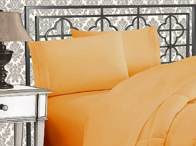 Elegant Comfort Luxurious 1500 Thread Count Egyptian Quality Three Line Embroidered Softest Premium