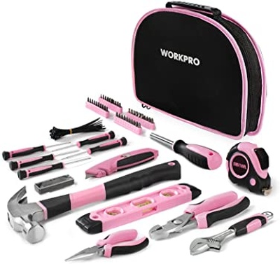 WORKPRO 103-Piece Pink Tool Kit