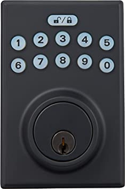 Amazon Basics Contemporary Electronic Keypad Deadbolt Door Lock
