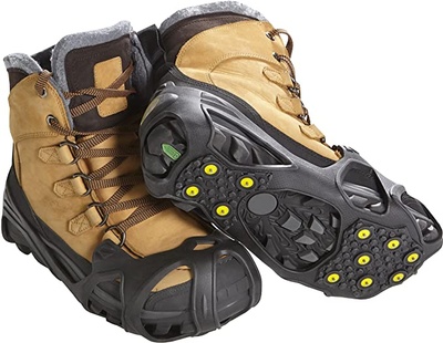 ICETRAX Pro Tungsten Grip Winter Ice Cleats for Shoes and Boots