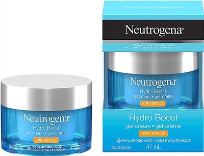 Neutrogena Hydro Boost Gel Face Cream Spf 25 With Broad Spectrum Uva/uvb Hydrating Hyaluronic Acid &
