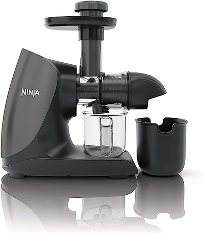 Ninja JC101C, Cold Press Juicer Pro, Compact Powerful Slow Juicer With Total Pulp Control