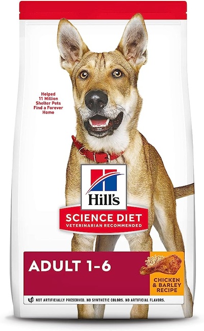 Hill's Science Diet Adult Oral Care Chicken, Rice & Barley Recipe Dry Dog Food for dental health