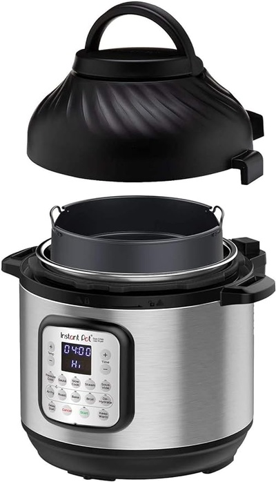 Instant Pot Duo Crisp Large 6Qt 11-in-1 Air Fryer & Electric Pressure Cooker Combo