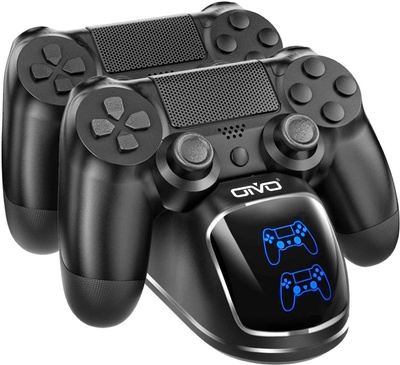 OIVO PS4 Controller Charger, Dual Shock 4 Controller Charging Docking Station with LED Light