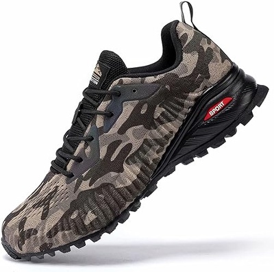 Kricely Men's Trail Running Shoes Fashion Walking Hiking Sneakers for Men Tennis Cross Training Shoe