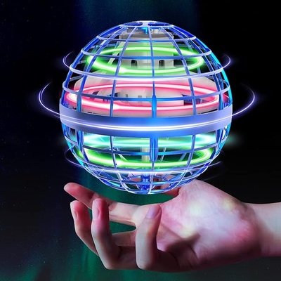 Flying Orb Ball Toys Soaring Hover Fidget Hand Controlled Mini Drone Cosmic Globe Spinning Kids