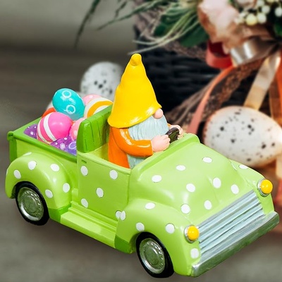 Redwix Easter Gnomes, Garden Gnomes with Easter Eggs, Spring Gnomes for Easter Decorations
