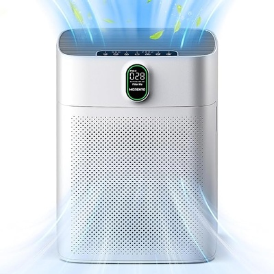 MORENTO Air Purifiers for Home Large Room up to 1076 Sq Ft with PM 2.5 Display Air Quality Sensor