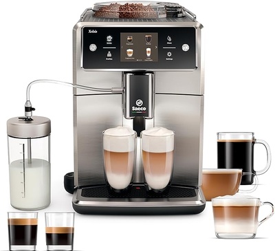 Philips Saeco Xelsis Super Automatic Espresso Machine - LatteDuo Milk System, 15 Coffee Varieties