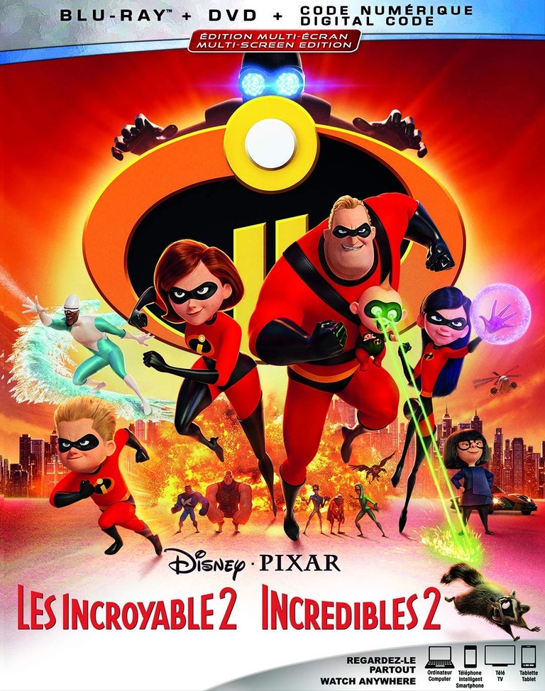 Incredibles 2 Blu-Ray at Sopro Market - Online Toy Store Canada