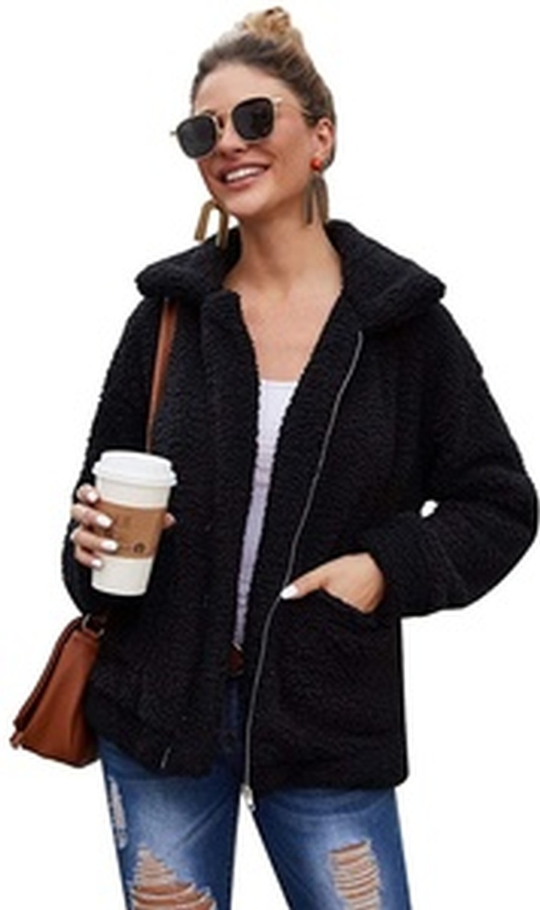 Womens Faux Shearling Jacket at Sopro Market - Online Fashion Store Canada
