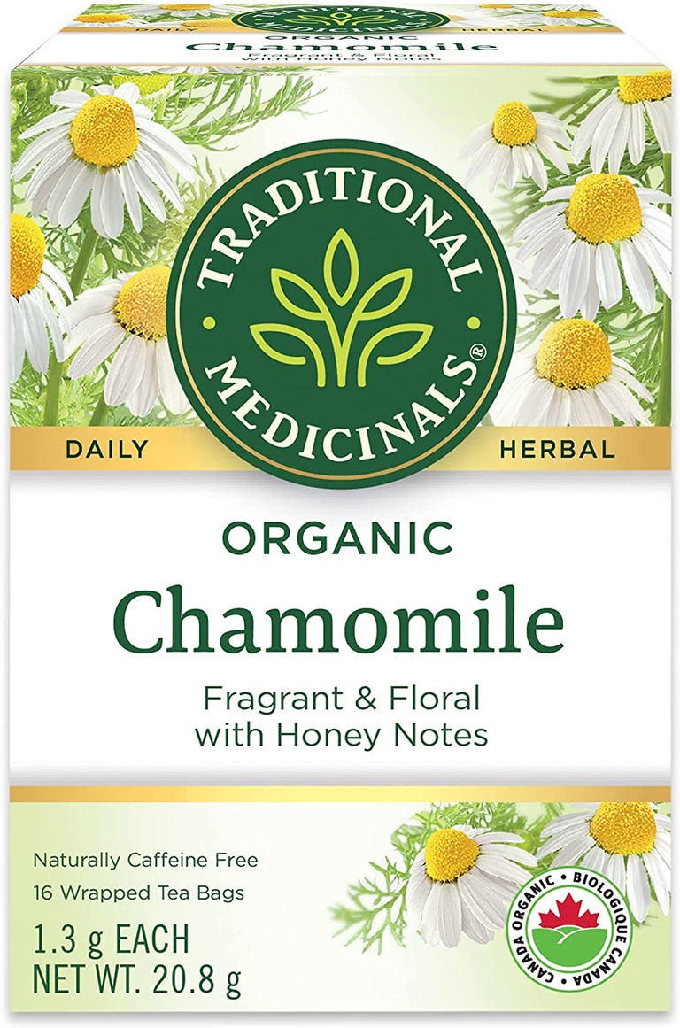 Traditional Medicinals Organic Chamomile Herbal Tea, 16 Count Teabags (Pack of 1)