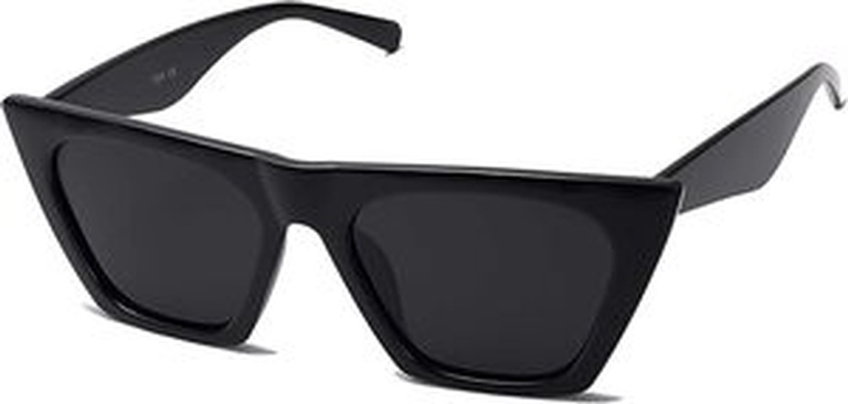 SOJOS Vintage Square Cateye Polarized Women Sunglasses Cool Style Trendy Big Frame SJ2115