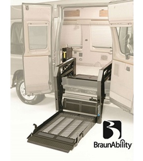 BraunAbility Century Series Wheelchair Lift by Access Options Inc - BraunAbility Wheelchair Lifts Watsonville