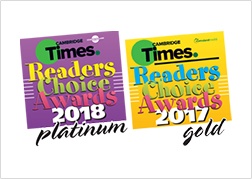 2017 - 2018 Gold and Platinum Readers Choice Awards for Carpet Masters