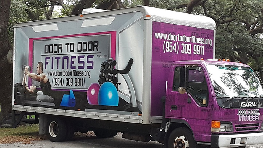 Personal Fitness Training by Weston Personal Trainer in Mobile Gym Truck