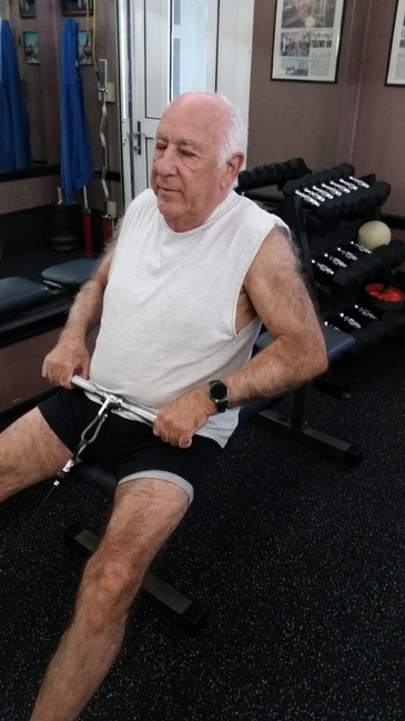 Elderly Man in a Gym - Personal Training Hallandale Beach by Door To Door Fitness Inc  Hollywood