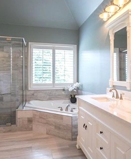 Bathroom with a Shower Room - Residential Interior Design Winder by Sage Key Interiors