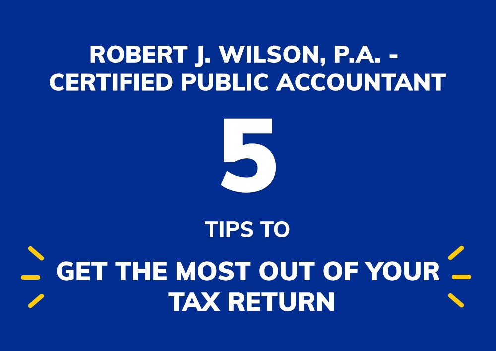 Blog by Robert J. Wilson, P.A. - certified public accountant