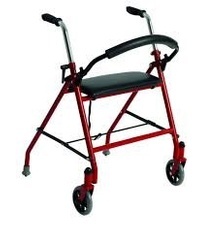 DRIVE 2 Wheeled Walker Rollator W Seat RED at Mandad Medical Supplies, Inc  - Medical Supply Store Woodbridge