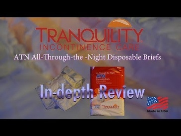 Tranquility ATN All-Through-the-Night Adult Diaper In-Depth Review - Real World Incontigence style=