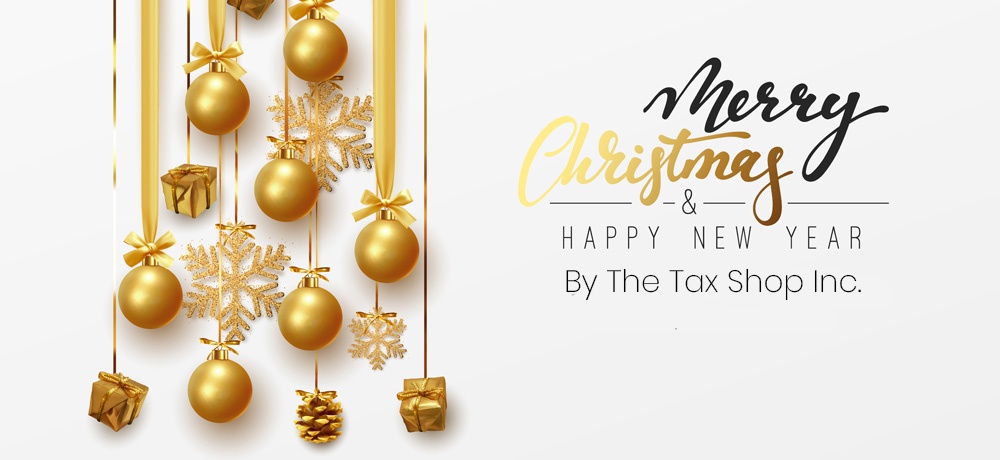 Season's Greetings From The Tax Shop Inc. Brampton, Ontario