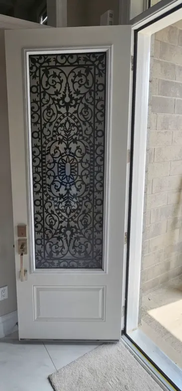 WROUGHT IRON GLASS