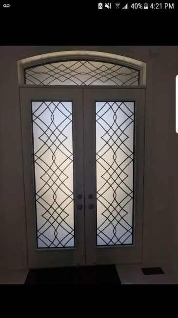 WROUGHT IRON GLASS