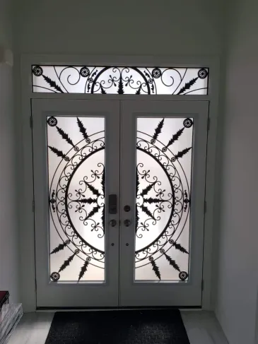 WROUGHT IRON GLASS