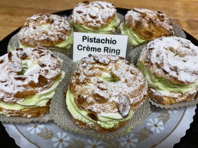 Pistachio Cream Rings - Authentic German Bakery Marietta by Bernhard German Bakery and Deli